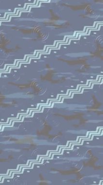 Lüks hareket projeleri için soyut tasarım stili animasyonu olan üst düzey dijital doku