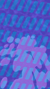 Benzersiz dijital animasyon tarzı grafikleri olan yaratıcı ortam tasarımı için yenilikçi hareket dokusu