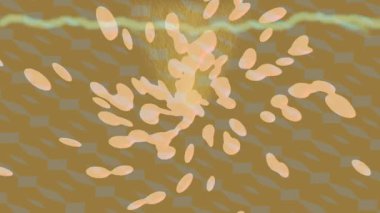 Modern medya üretimi için fütüristik dijital soyut doku sinematik tarz hareketli grafik ögesi