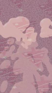 Benzersiz dijital animasyon tarzı grafikleri olan yaratıcı ortam tasarımı için yenilikçi hareket dokusu