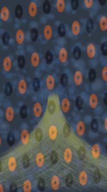 Benzersiz hareket grafikleri tasarım sanatına sahip yaratıcı film üretimi için özet bir arkaplan