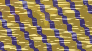 Benzersiz dijital animasyon tarzı grafikleri olan yaratıcı ortam tasarımı için yenilikçi hareket dokusu