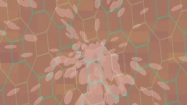 Benzersiz video giriş tasarımı projeleri için detaylı yüzey kalıbı film animasyon stili grafik girişi