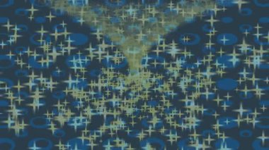 Soyut hareket desenli fütüristik video üretimi için dinamik dijital arkaplan