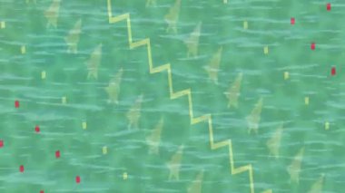 Modern medya üretimi için fütüristik dijital soyut doku sinematik tarz hareketli grafik ögesi