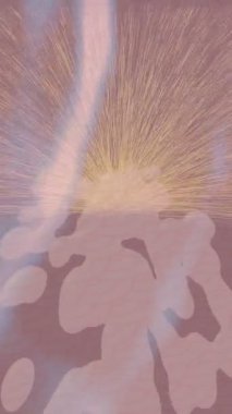 Yaratıcı video düzenleme film arkaplan tasarımı için minimalist organik hareket grafikleri