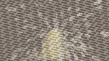 Benzersiz video giriş tasarımı projeleri için detaylı yüzey kalıbı film animasyon stili grafik girişi