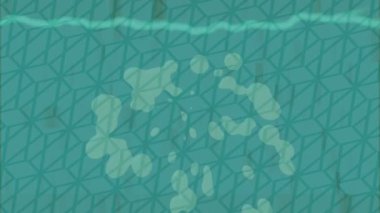 Benzersiz dijital animasyon tarzı grafikleri olan yaratıcı ortam tasarımı için yenilikçi hareket dokusu