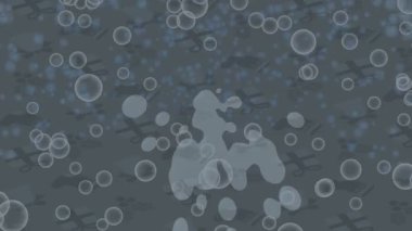 Soyut hareket desenli fütüristik video üretimi için dinamik dijital arkaplan