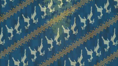 Benzersiz hareket grafikleri tasarım sanatına sahip yaratıcı film üretimi için özet bir arkaplan