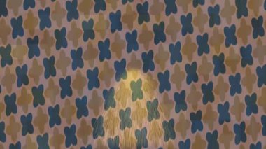 Soyut hareket desenli fütüristik video üretimi için dinamik dijital arkaplan