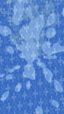 Organik desenli yüzey giriş stili video film sanatı ile soyut arkaplan tasarımı