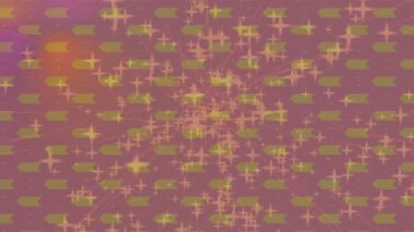 Benzersiz dijital animasyon tarzı grafikleri olan yaratıcı ortam tasarımı için yenilikçi hareket dokusu