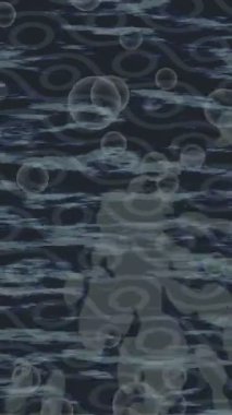 Benzersiz dijital animasyon tarzı grafikleri olan yaratıcı ortam tasarımı için yenilikçi hareket dokusu