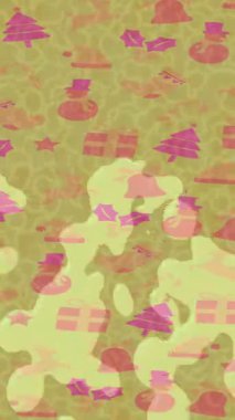 Benzersiz hareket grafikleri tasarım sanatına sahip yaratıcı film üretimi için özet bir arkaplan