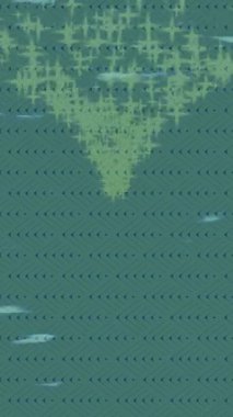 Soyut hareket desenli fütüristik video üretimi için dinamik dijital arkaplan