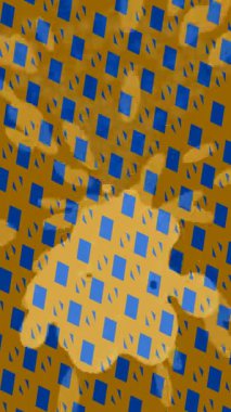 Benzersiz video giriş tasarımı projeleri için detaylı yüzey kalıbı film animasyon stili grafik girişi