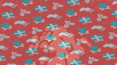 Profesyonel video projeleri sanat tarzı için organik hareketli arkaplan tasarımı