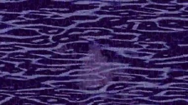 Soyut hareket desenli fütüristik video üretimi için dinamik dijital arkaplan