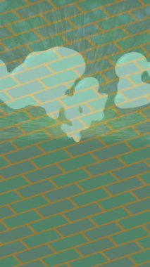 Benzersiz dijital animasyon tarzı grafikleri olan yaratıcı ortam tasarımı için yenilikçi hareket dokusu