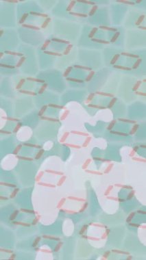 Benzersiz dijital animasyon tarzı grafikleri olan yaratıcı ortam tasarımı için yenilikçi hareket dokusu