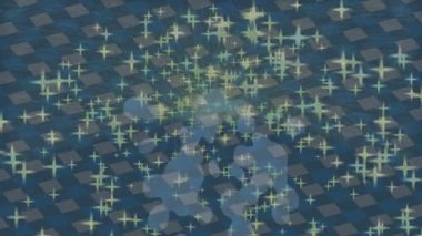 Benzersiz video giriş tasarımı projeleri için detaylı yüzey kalıbı film animasyon stili grafik girişi