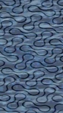 Benzersiz dijital animasyon tarzı grafikleri olan yaratıcı ortam tasarımı için yenilikçi hareket dokusu