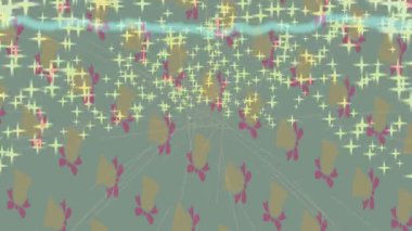 Dijital doku yüzey tasarım biçimi ile modern video animasyonu için gelişmiş hareket grafikleri