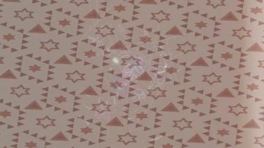 Benzersiz video giriş tasarımı projeleri için detaylı yüzey kalıbı film animasyon stili grafik girişi