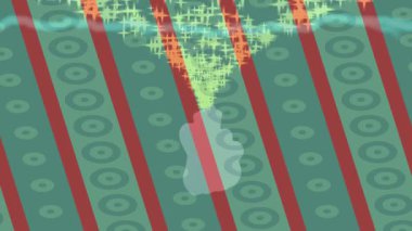 Estetik doku arkaplan tasarımı renkli hareket grafikleri ile moda film giriş profosyoneli