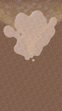 Organik desenli yüzey giriş stili video film sanatı ile soyut arkaplan tasarımı