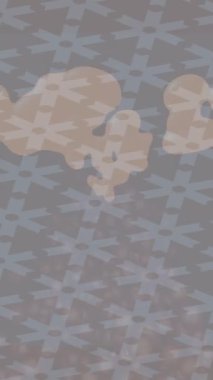 Organik desenli yüzey giriş stili video film sanatı ile soyut arkaplan tasarımı