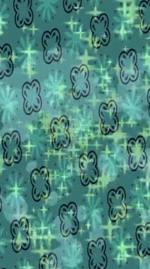 Benzersiz dijital animasyon tarzı grafikleri olan yaratıcı ortam tasarımı için yenilikçi hareket dokusu