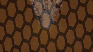 Lüks hareket projeleri için soyut tasarım stili animasyonu olan üst düzey dijital doku