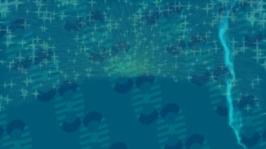 Estetik doku arkaplan tasarımı renkli hareket grafikleri ile moda film giriş profosyoneli