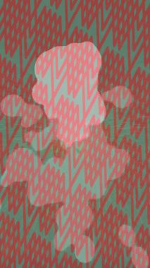 Soyut hareket desenli fütüristik video üretimi için dinamik dijital arkaplan