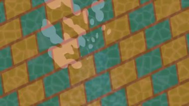 Benzersiz hareket dokusu tasarım sanatı ile profesyonel video düzenleme için modern soyut grafikler