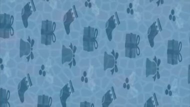 Benzersiz video giriş tasarımı projeleri için detaylı yüzey kalıbı film animasyon stili grafik girişi