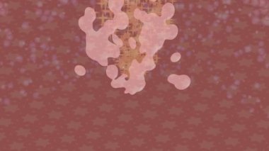 Organik desenli yüzey giriş stili video film sanatı ile soyut arkaplan tasarımı