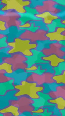 Estetik doku arkaplan tasarımı renkli hareket grafikleri ile moda film giriş profosyoneli