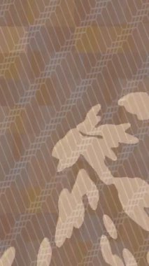 Benzersiz dijital animasyon tarzı grafikleri olan yaratıcı ortam tasarımı için yenilikçi hareket dokusu