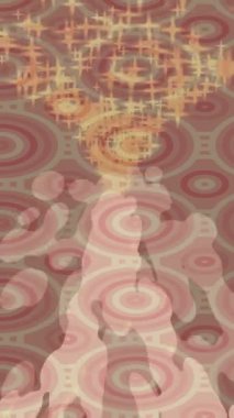 Benzersiz hareket grafikleri tasarım sanatına sahip yaratıcı film üretimi için özet bir arkaplan