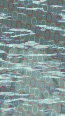 Soyut hareket desenli fütüristik video üretimi için dinamik dijital arkaplan