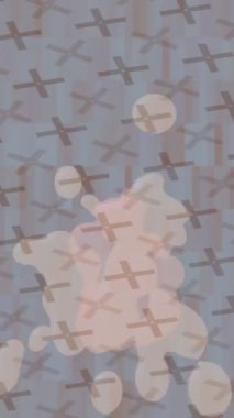 Soyut hareket desenli fütüristik video üretimi için dinamik dijital arkaplan