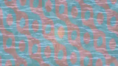 Lüks hareket projeleri için soyut tasarım stili animasyonu olan üst düzey dijital doku