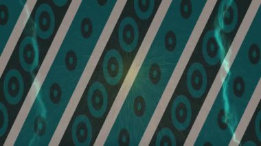 Benzersiz dijital animasyon tarzı grafikleri olan yaratıcı ortam tasarımı için yenilikçi hareket dokusu