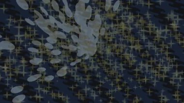 Benzersiz dijital animasyon tarzı grafikleri olan yaratıcı ortam tasarımı için yenilikçi hareket dokusu