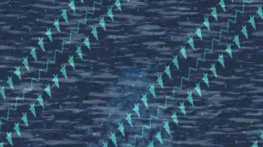 Benzersiz hareket grafikleri tasarım sanatına sahip yaratıcı film üretimi için özet bir arkaplan