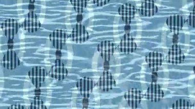 Dijital doku yüzey tasarım biçimi ile modern video animasyonu için gelişmiş hareket grafikleri