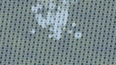 Benzersiz dijital hareket grafiklerine sahip yaratıcı sinematik projeler için yumuşak animasyon yüzeyi